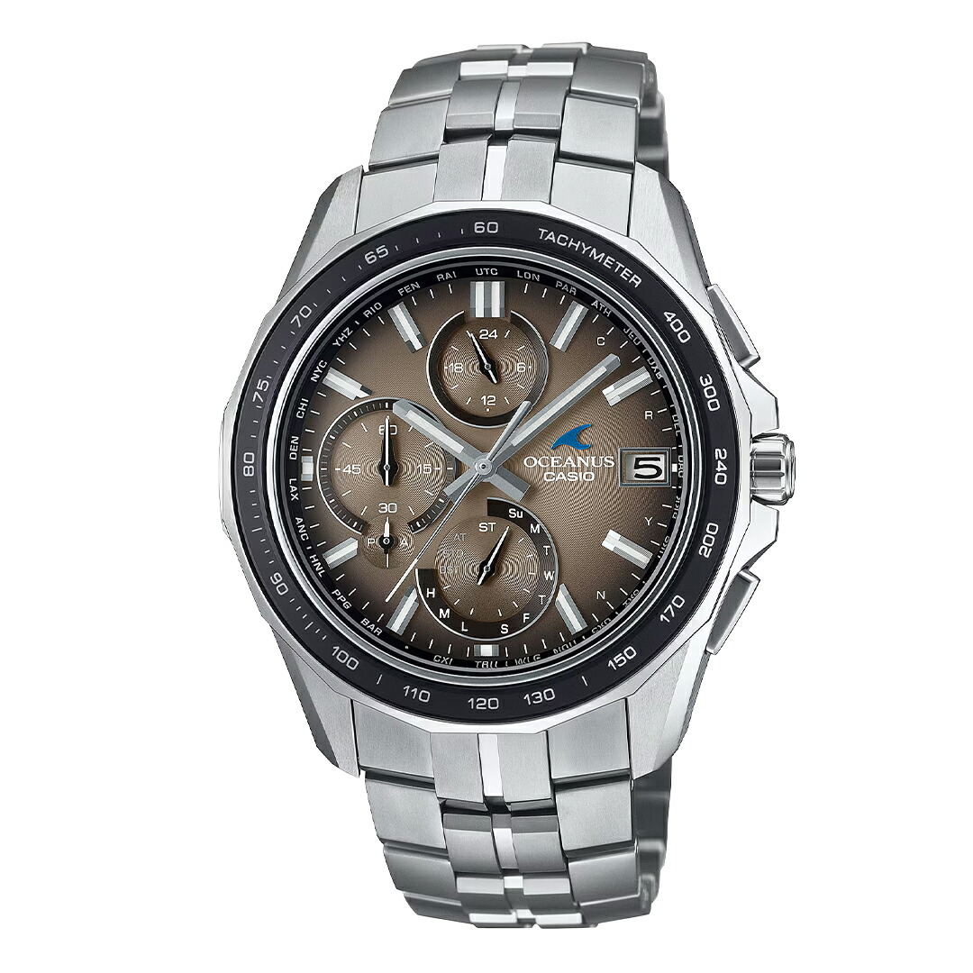カシオ OCEANUSカシャロ OCW-P2000C-2AJ 極美品 カシオ オシアナスカシャロ OCW-P2000C-2AJF Ti×ラバー ソーラー
