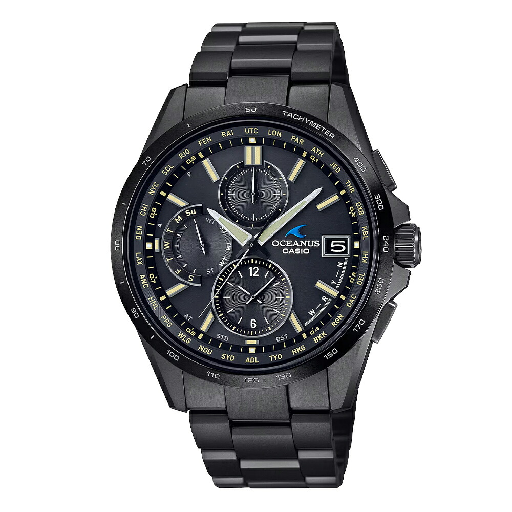 OCEANUS OCW-T2600-1AJF メーカーメンテ済み 新同品！ OCEANUS （豪華おまけ有） オシアナス 電波ソーラー 腕時計 メンズ OCW
