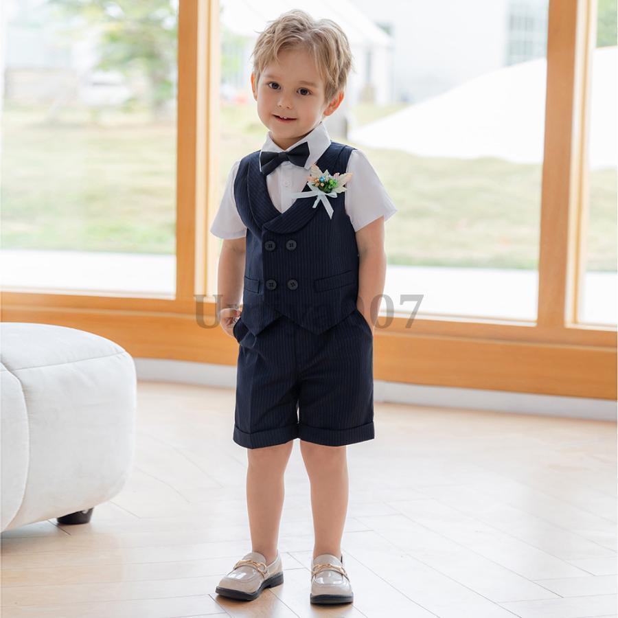 ピアノ発表会 服装 結婚式 子供 男の子スーツ 半袖 夏 ベビースーツ 子供スーツ フォーマル おしゃれ 誕生日 入学式 入園式 卒業式 お宮参り 記念撮影 小学生