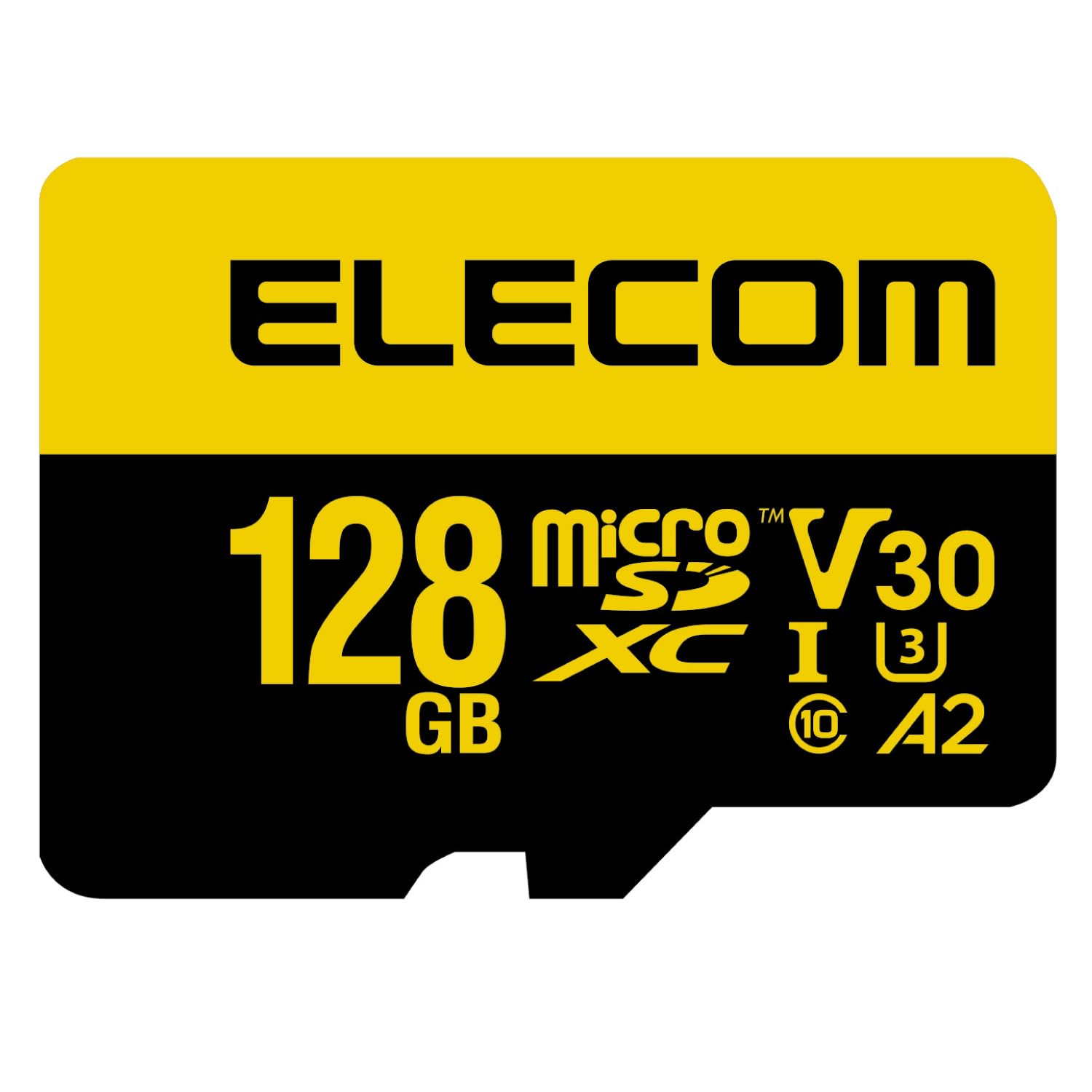 エレコム マイクロSDカード 128GB MicroSDXC 高耐久 ビデオスピードクラスV30対応 UHS-I U3 MF-HMS128GU13V3｜ＨＲテクノロジーズ店