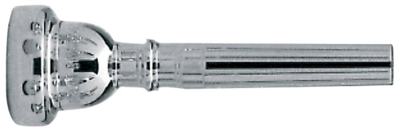 バック トランペット マウスピース 10 1/2CW 銀メッキ仕上げ
