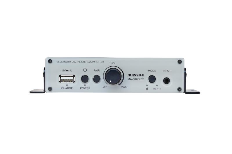 オースミ電機 MASSIVE Bluetooth小型デジタルステレオアンプ MA-S10D BT ローインピーダンス専用