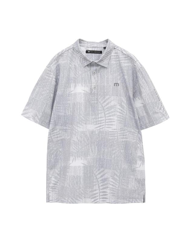 TravisMathew(トラヴィスマシュー) メンズ 半袖 ポロシャツ(吸湿速乾性・パームツリー柄) / ゴルフ / 7AL009メンズ 8,437円