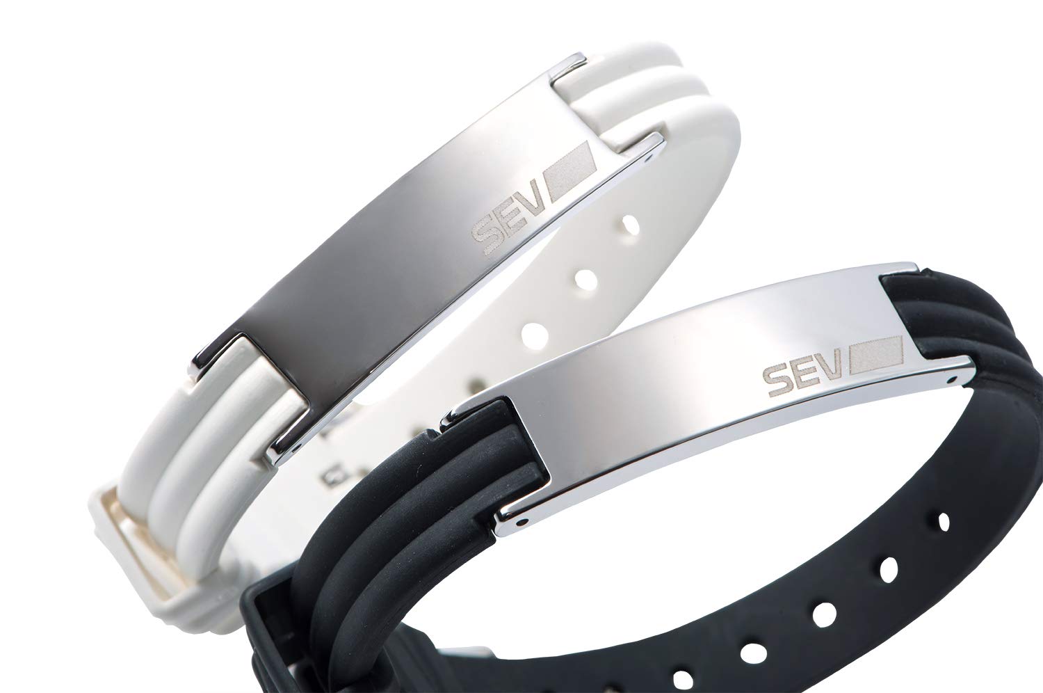 SEV(セブ)ラインブレスレット2 Lサイズ ホワイト|HRテクノロジーズ店