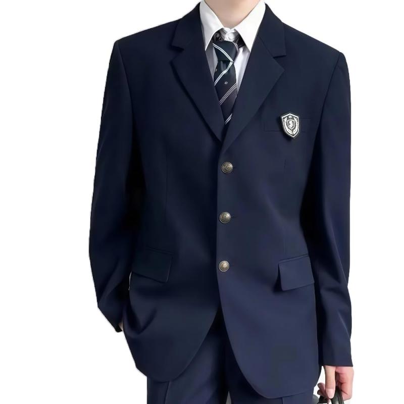 [OSKEE] 制服 メンズ 制服ブレザー男 男子高校生 5点セット 入学式 卒業式 学園祭 文化祭 パーテ