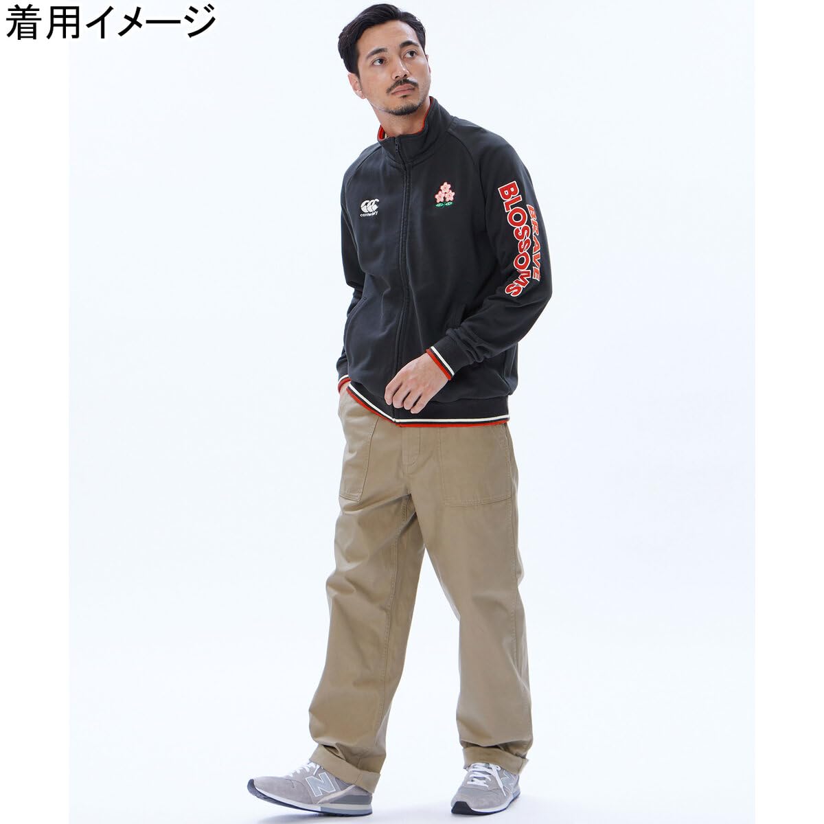 [カンタベリー] JAPAN SWEAT TRACK JACKET ジャパンスウェットトラックジャケット 29_ネイビー L｜ＨＲテクノロジーズ店