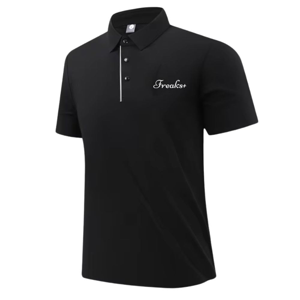 [ゴルフフリークス] プラス gfps logo polo shirts（ブラック-2XL）｜ＨＲテクノロジーズ店