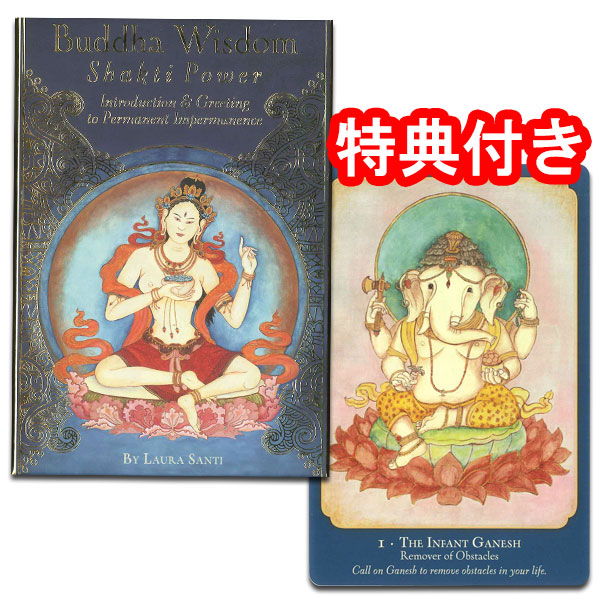 オラクルカード 50枚【ブッダ・ウィズダム・シャクティ・パワー　Buddha Wisdom Shakti Power】”祈りと瞑想、そして仏教の信仰”