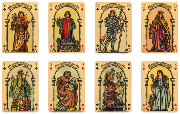 楽天市場 トランプ 聖人 クラシックなフランスのトランプ タロット直輸入専門店 ヘリテイジ