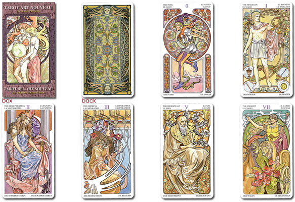 楽天市場 タロットカード アールヌーボータロット 大アルカナのみ Tarot Art Nouveau 22 Cards タロット直輸入専門店 ヘリテイジ