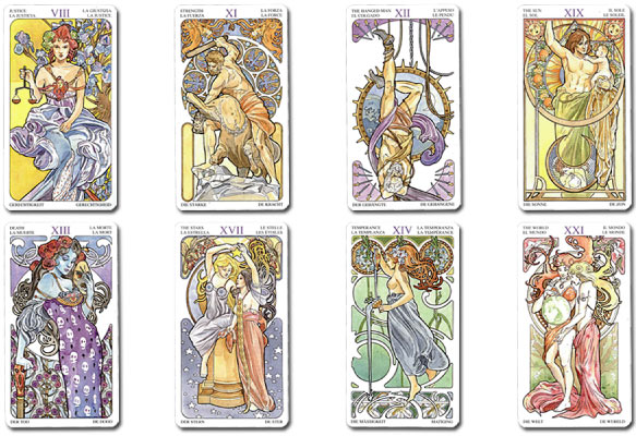 楽天市場 タロットカード アールヌーボータロット 大アルカナのみ Tarot Art Nouveau 22 Cards タロット直輸入専門店 ヘリテイジ