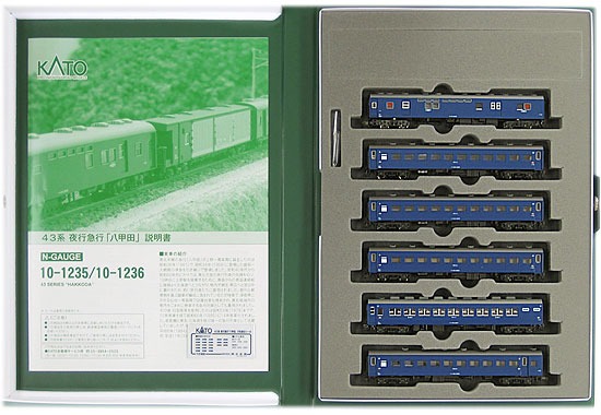 【中古】Nゲージ KATO(カトー) 10-1236 <br>43系 夜行急行「八甲田」6両増結セット <br>【A´】 <br>スリーブ傷み
