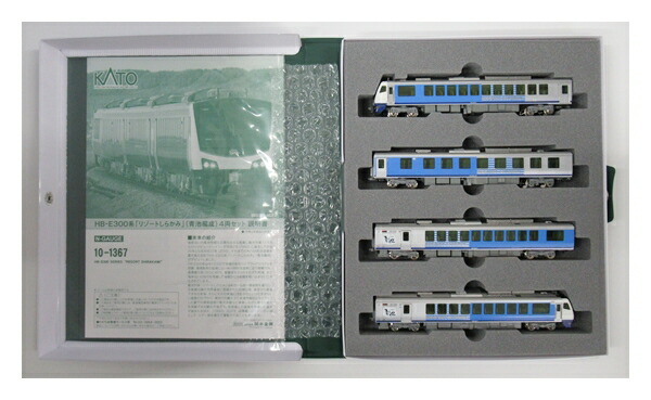 【中古】Nゲージ KATO(カトー) 10-1367 <br>HB-E300系「リゾートしらかみ」(青池編成) 4両セット <br>2022年ロット <br>【A】