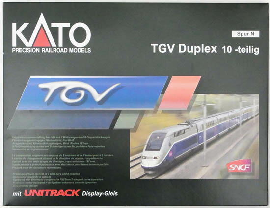 KATO 10-1324 TGV デュープレックス 新塗装 10両セット 楽天市場】TGV Duplex（デュープレックス） 新塗装 10両セット【KATO