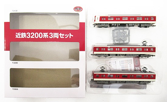 【中古】ジオコレ TOMYTEC(トミーテック)  <br>(K618-K620) 鉄道コレクション 近鉄3200系 3両セット <br>【A´】 <br>※外箱若干傷み ※微細な塗装ムラはご容赦下さい。