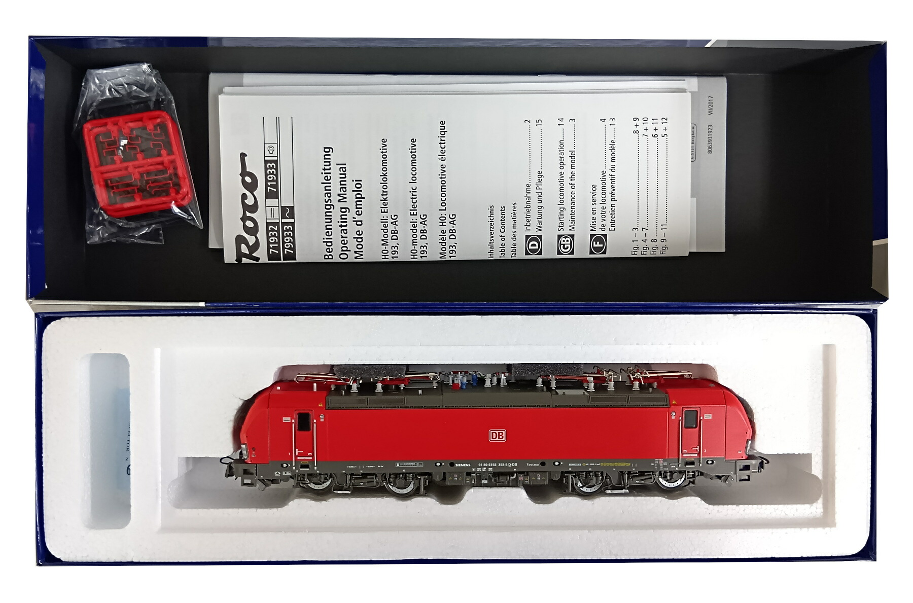 【中古】HOゲージ Roco(ロコ)  <br>外国型車両 <br>71933 193 398-5 DB AG DCC SOUND <br>【D】 <br>タバコ臭/付属品につきましては写真に掲載されているものが全てになります。/DCCサウンド搭載（簡易的な動作のみ確認済）