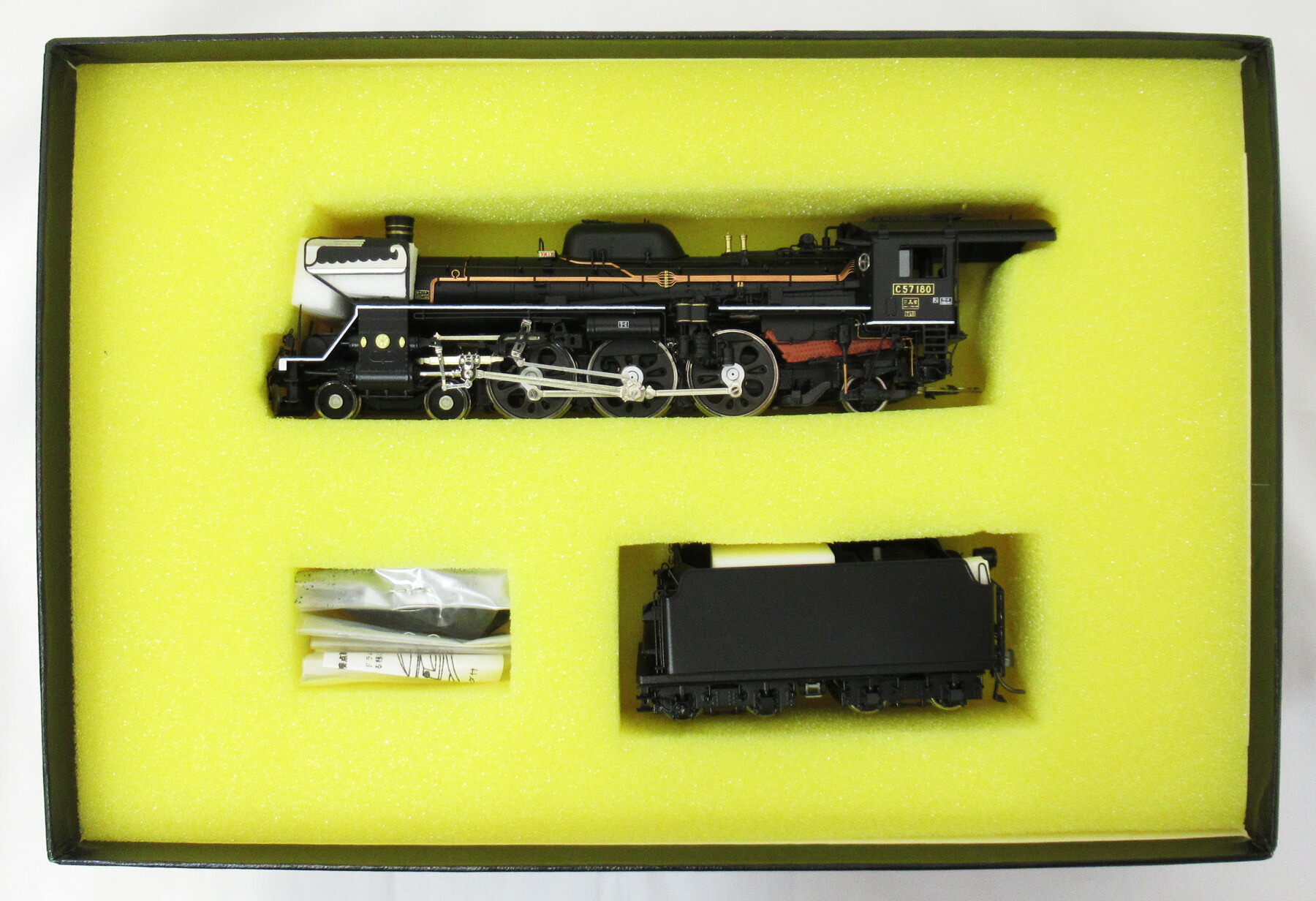 【中古】HOゲージ 天賞堂  <br>蒸気機関車 セット商品 <br>11032 国鉄 C57 180号機 蒸気機関車 門デフ仕様 2009年製 <br>【A´】 <br>※外箱傷み