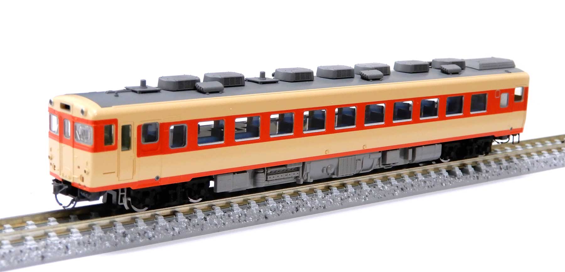 【中古】Nゲージ TOMIX(トミックス)  <br>気動車 セットバラ <br>98494セットバラ(1両のみ) キハ58-400 M (後期型) (国鉄 キハ58系急行ディーゼルカー 奥久慈 セットバラシ品) <br>【A】 <br>車両美品 / パーツ付属 / TOMIX製クリアケース入り