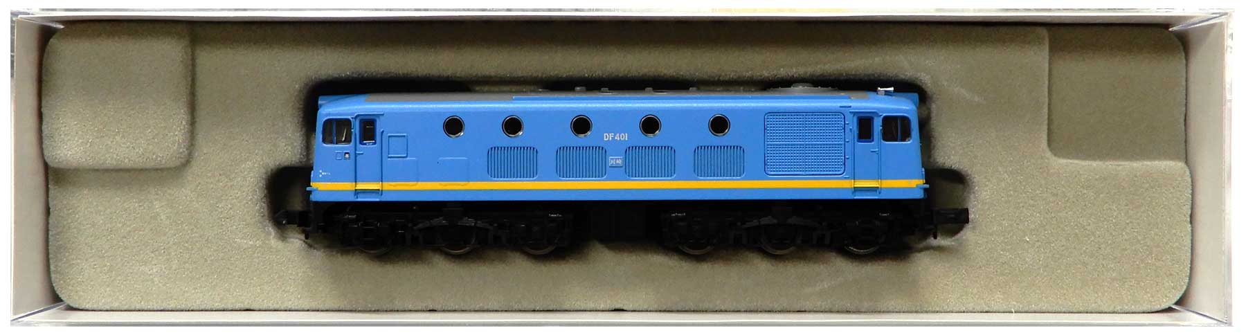 【中古】Nゲージ マイクロエース A8190 <br>国鉄 DF40-1 ブルー <br>【ジャンク】 <br>動力・ライト確認済 / ケース割れ / トラクションタイヤ片側欠損