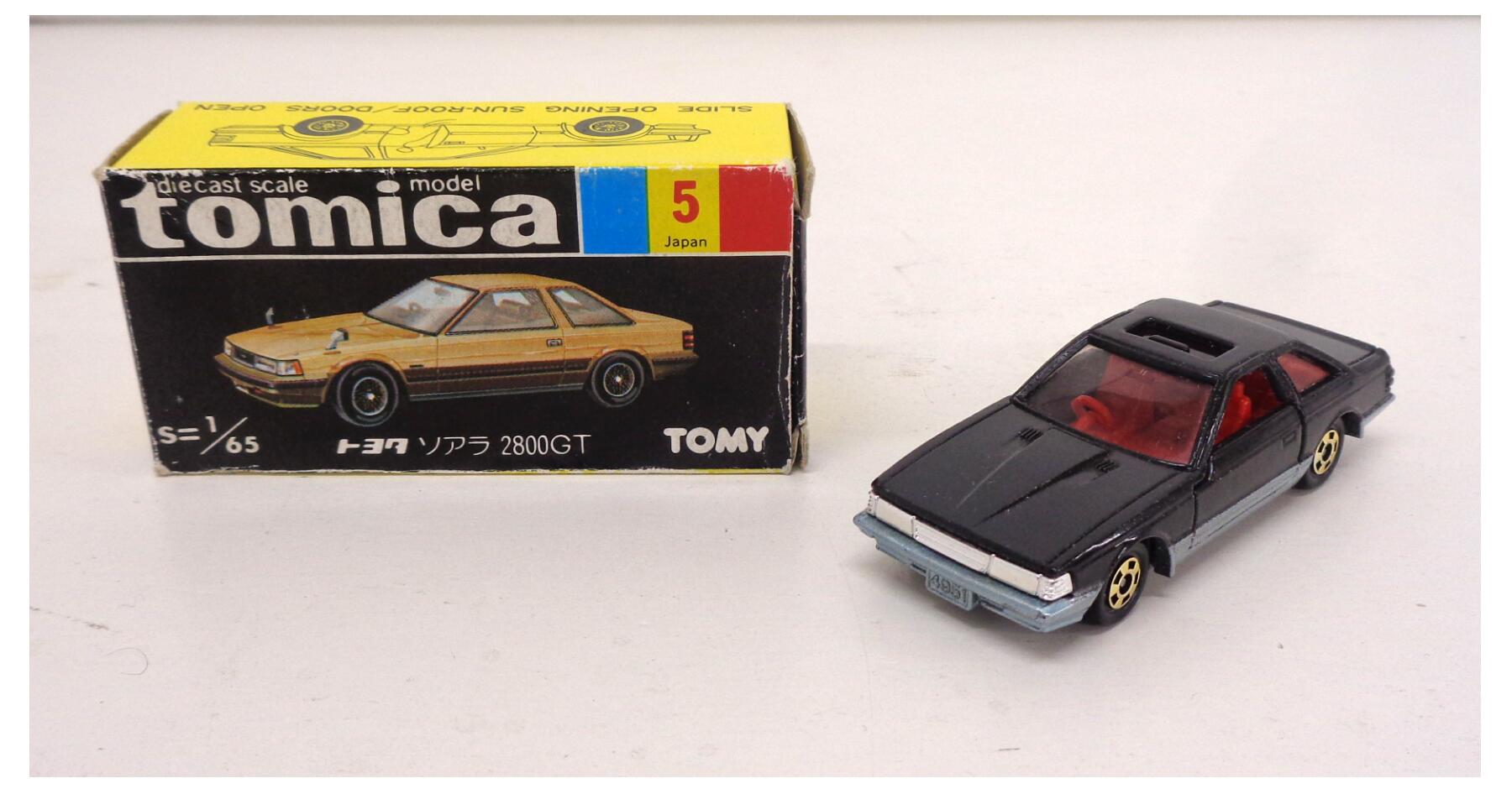 トミカ黒箱5-2 ソアラ2800 GTエクストラ 小田急特注 日本製 当時物 トミカ 日本製 黒箱 5-2-12 トヨタ ソアラ 2800GT エクストラ