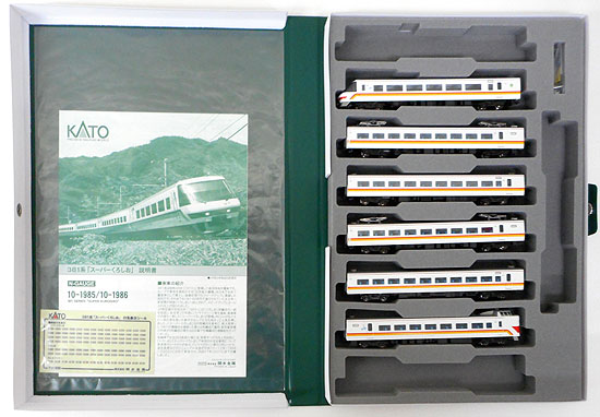 【中古】Nゲージ KATO(カトー) 10-1985 <br>381系「スーパーくろしお」 6両基本セット <br>【B】 <br>※ウレタンスペーサーなし ※スリーブ若干傷み