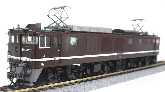 【中古】HOゲージ TOMIX(トミックス) HO-2513 <br>JR EF64-1000形電気機関車 (1052号機・茶色) プレステージモデル <br>【ジャンク】 <br>※ライト・動作確認済み（通常走行のみ） ※主な難：テールライトレンズ欠品・ナンバー取付