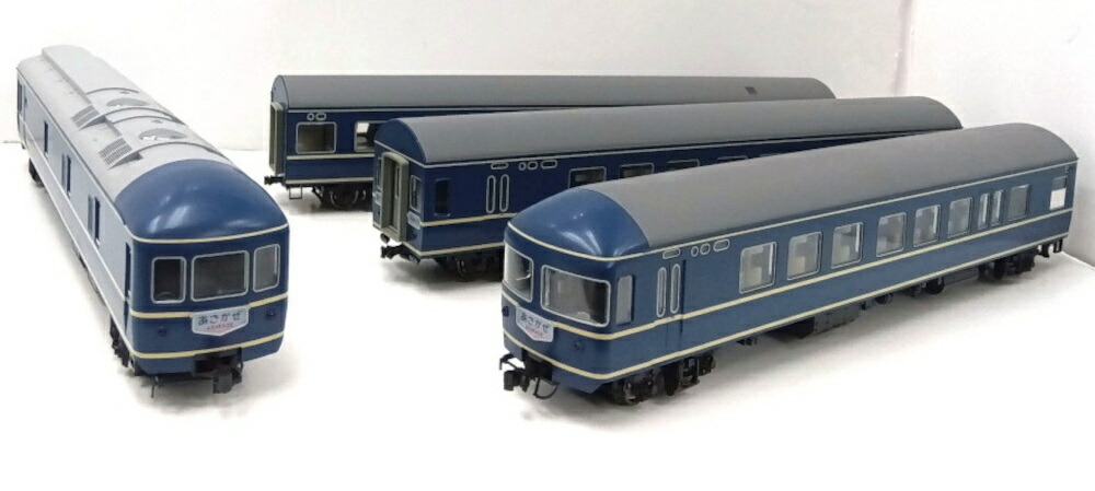 【中古】HOゲージ KATO(カトー) 3-504 <br>20系 特急形寝台客車 4両基本セット <br>2021年ロット <br>【B】 <br>※幌パーツ取付 他パーツ残有(画像2枚目参照