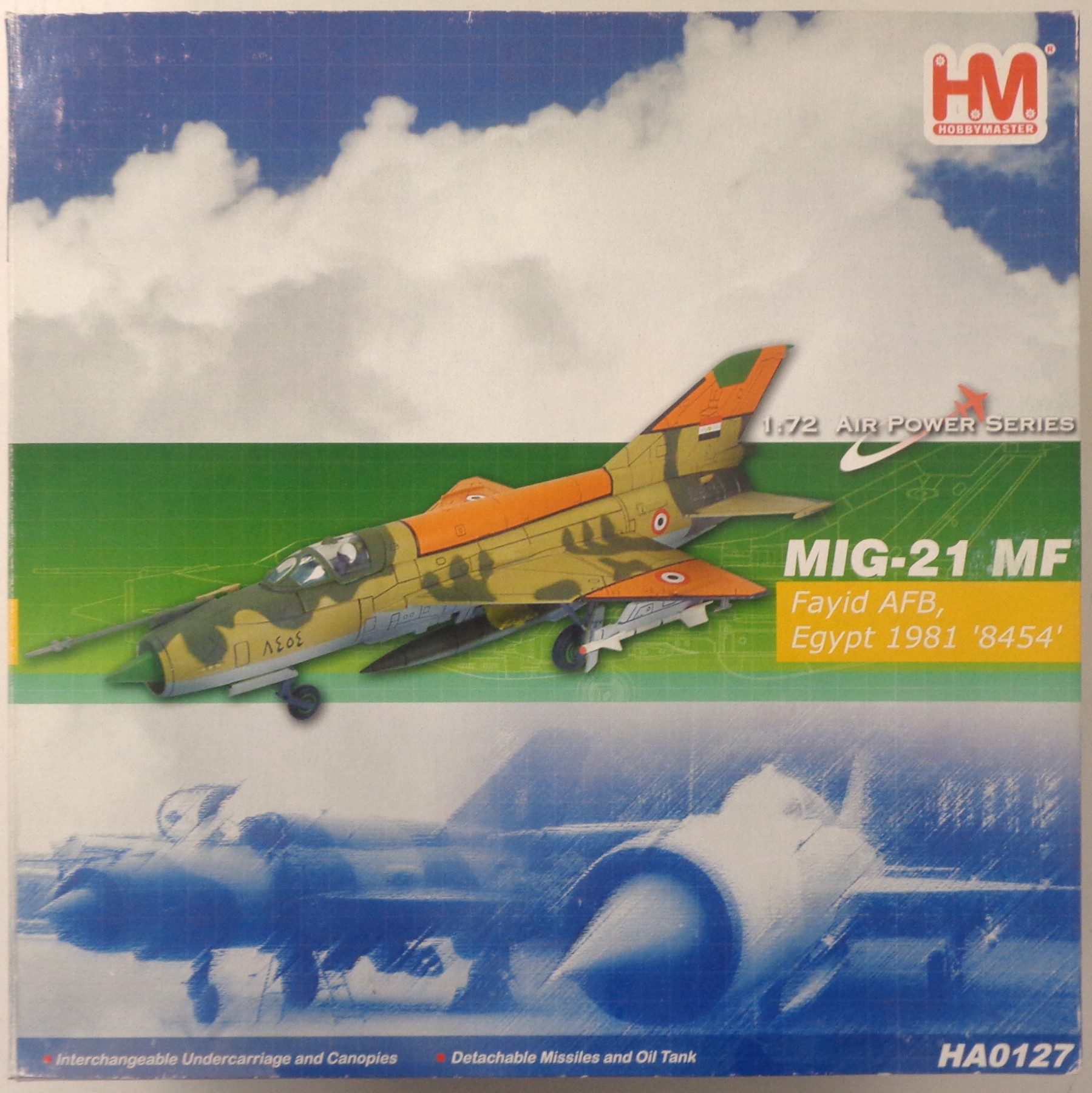 【中古】 その他 完成品(航空機) 軍用機 ホビーマスター　HA0127　1/72　 MiG-21 MF エジプト空軍 【B】 ※開封品・外箱傷みあり　※商品の性質上多少の塗装ムラ等はご容赦下さい