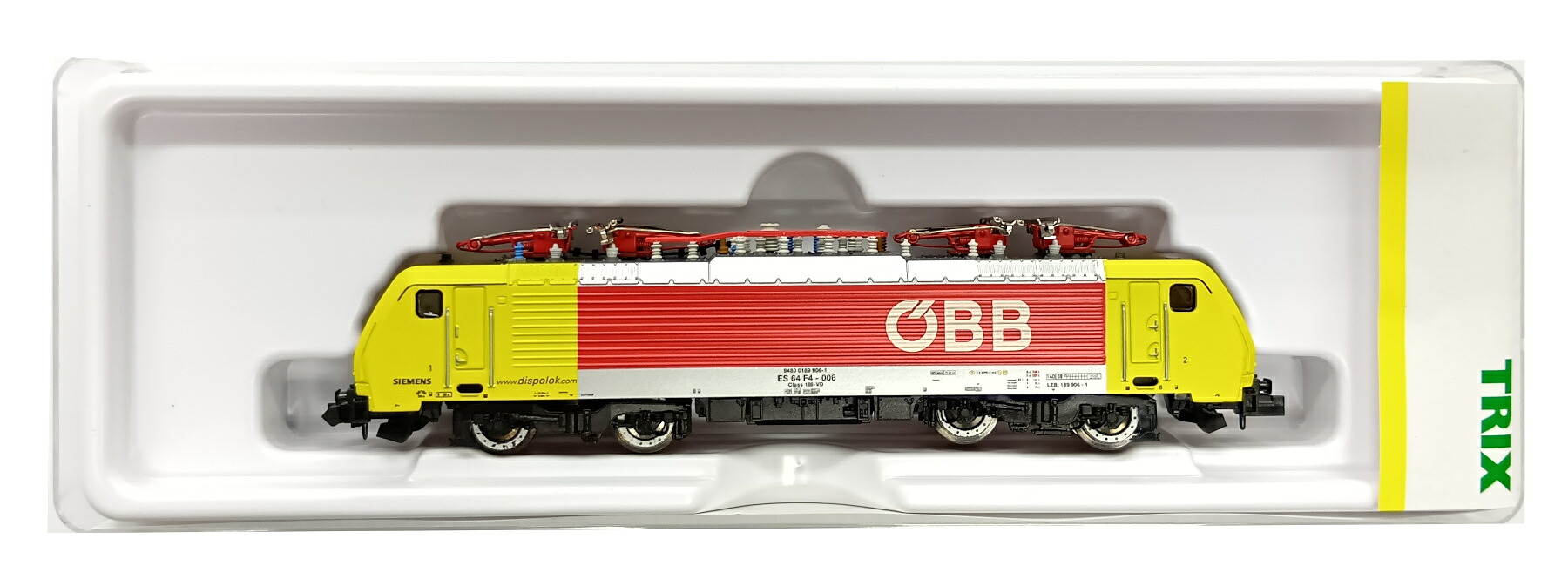 【中古】Nゲージ その他 外国型車両 MINITRIX 12753 OBB ES64 F4 【A&acute;】 付属品詳細不明（写真に掲載されているものが全てになります）｜ホビーランドぽち　店