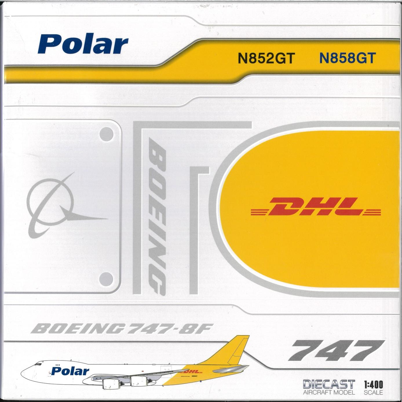 【中古】 その他 完成品(航空機) 民間機 JCウイングス XX40157 1/400 ボーイング747-8F N852GT ポーラーエアカーゴ 【B】 ※若干の外箱傷みあり　※商品の性質上多少の塗装ムラ等はご容赦下さい｜ホビーランドぽち　店