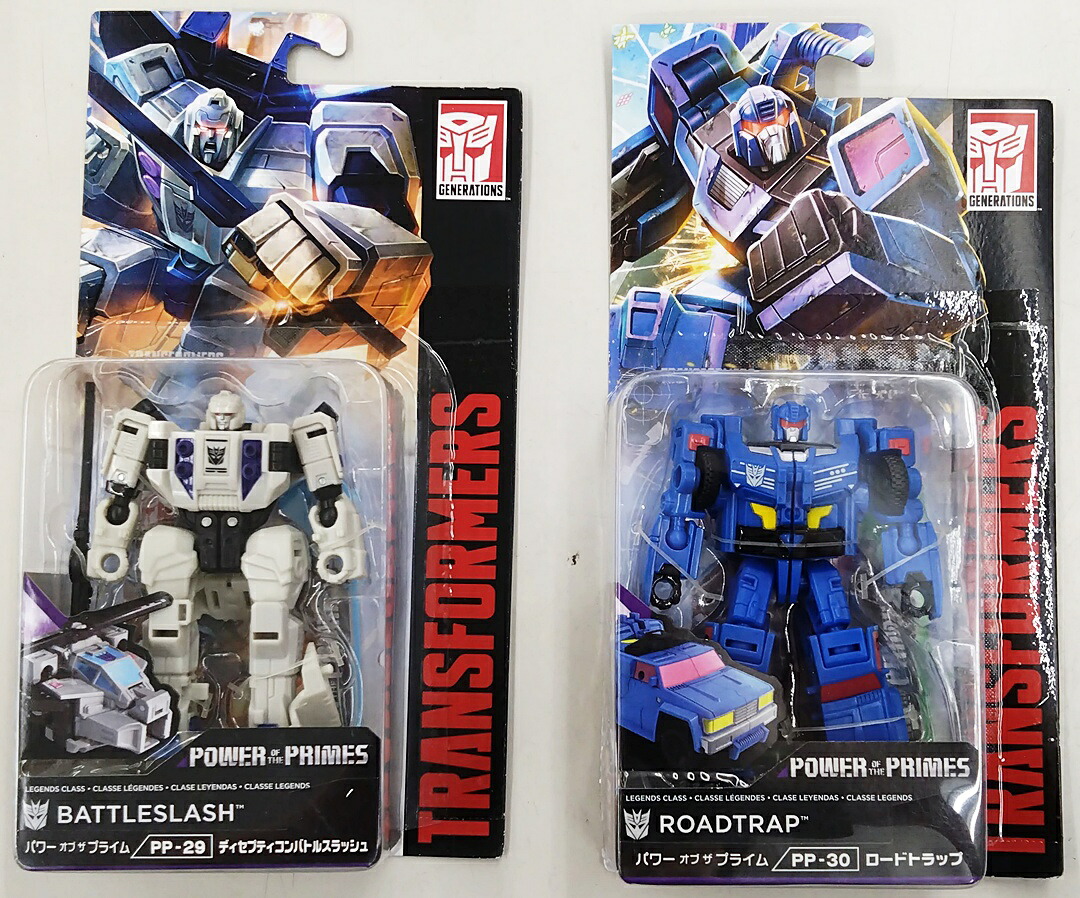 【中古】 その他 トランスフォーマー タカラトミー トランスフォーマー パワーオブザプライム PP-29&30 バトルトラップ(ディセプティコンバトルスラッシュ&ロードトラップ) 【A´】 ※未開封品の為内容物状態未確認※パッケージ傷み大