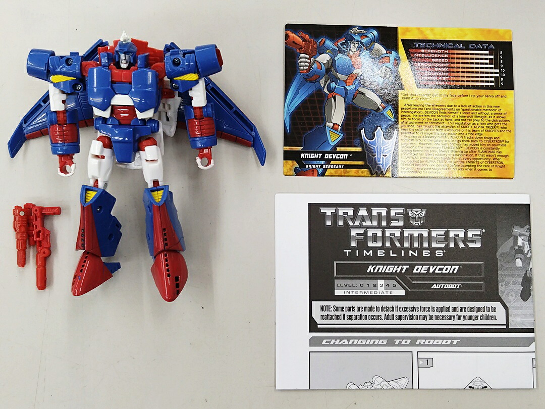 【中古】 その他 トランスフォーマー BOTCON2014限定 ハズブロ トランスフォーマー BOXセット付属 KNIGHT DEVCON(ナイト デフコン) 【ジャンク】 ※内容物は画像の通りです※傷・使用感有※塗装難有※股関節緩み有※経年劣化による傷み有|ホビーランドぽち 店