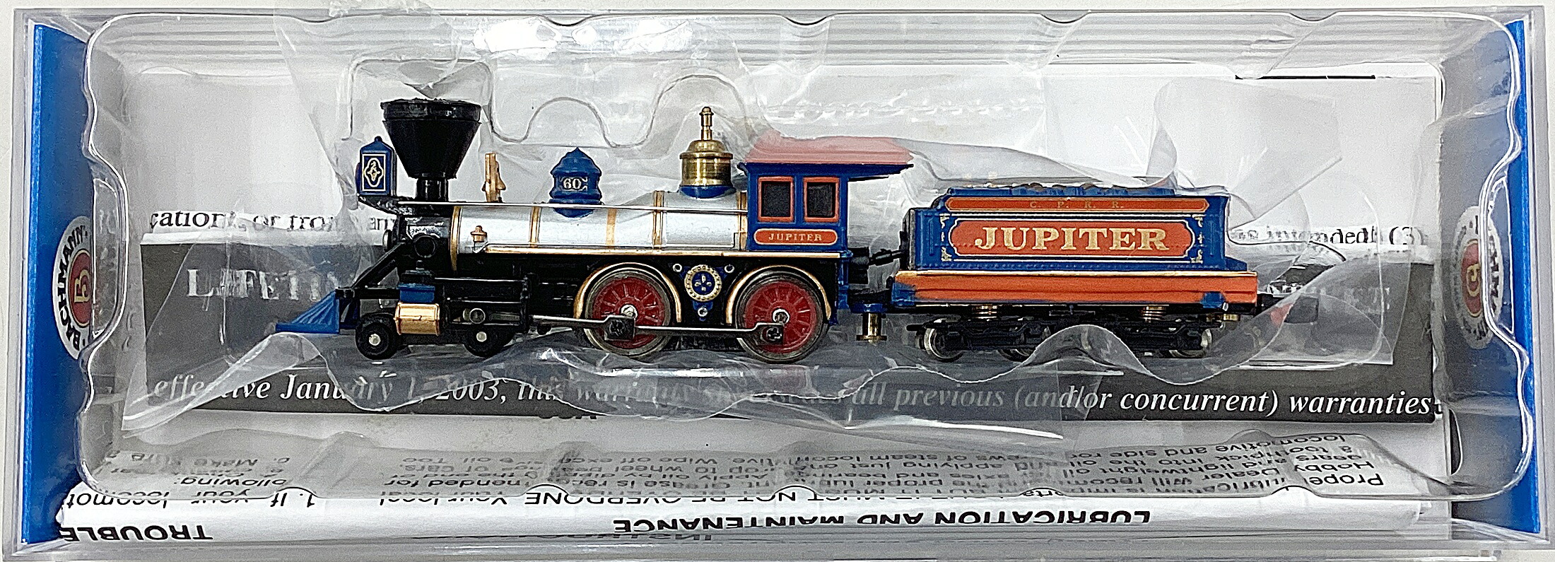 【中古】Nゲージ その他 鉄道模型 BACHMANN　51174　セントラルパシフィック　ジュピター号 【A´】 車両保護シート交換　ケース傷み