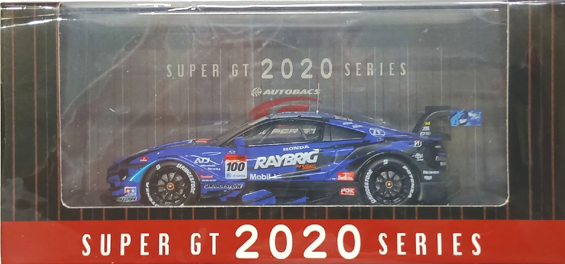 【中古】 その他 スケールミニカー(1/43) エブロ 45755 SUPER GT GT500 2020 RAYBRIG NSX-GT No.100 【C】 開封済/パッケージ傷み｜ホビーランドぽち　店