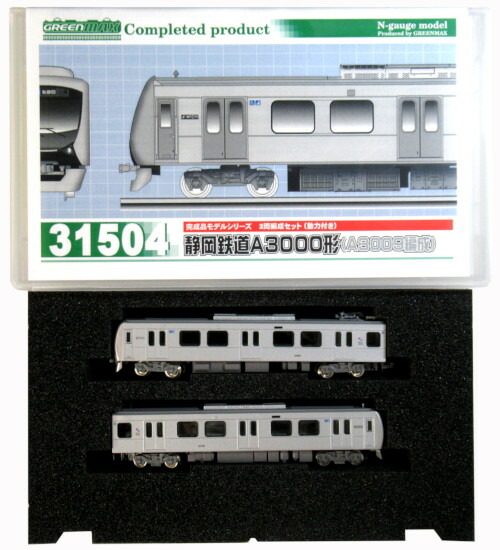 【中古】Nゲージ グリーンマックス 31504 静岡鉄道 A3000形 (A3009編成) 2両編成セット (動力付き) 【A】