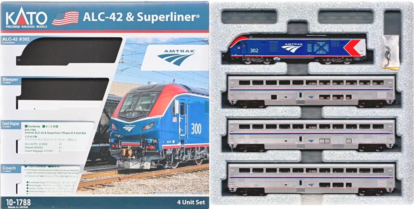 楽天市場】【KATO/カトー】 10-1788 アムトラック ALC-42＆スーパー