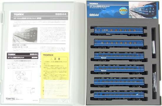 【中古】Nゲージ TOMIX(トミックス) 98644 <br>JR 14-500系 客車 (まりも)  6両セット <br>【A´】 <br>スリーブ若干傷み