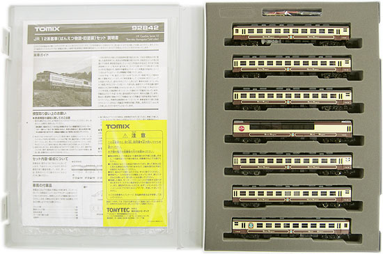 【中古】Nゲージ TOMIX(トミックス) 92842 <br>JR 12系客車 (ばんえつ物語・旧塗装)  7両セット <br>【C】 <br>外スリーブ傷み 1両目：側面裾部にスジ