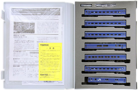 【中古】Nゲージ TOMIX(トミックス) 92831 <br>JR 24系25-100形特急寝台客車 (瀬戸) 7両基本セット <br>【A´】 <br>スリーブ軽い傷み