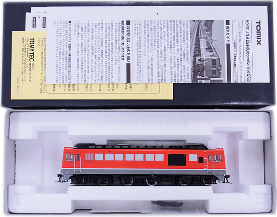 【中古】HOゲージ TOMIX(トミックス) HO-231 <br>国鉄 DF50形ディーゼル機関車 (朱色・前期型) プレステージモデル <br>【A´】 <br>外箱傷み