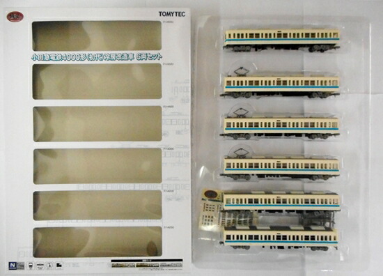 【中古】ジオコレ TOMYTEC(トミーテック)  <br>(1291-1296) 鉄道コレクション 小田急電鉄 4000形 (初代) 冷房改造車  6両セット <br>【A´】 <br>外箱若干傷み/メーカー出荷時からの塗装ムラ等はご容赦ください