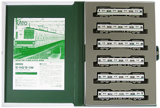 中古 Nゲージ Kato 10 1143 営団地下鉄千代田線 6000系 6両基本セット A 外スリーブ傷み Fmcholollan Org Mx