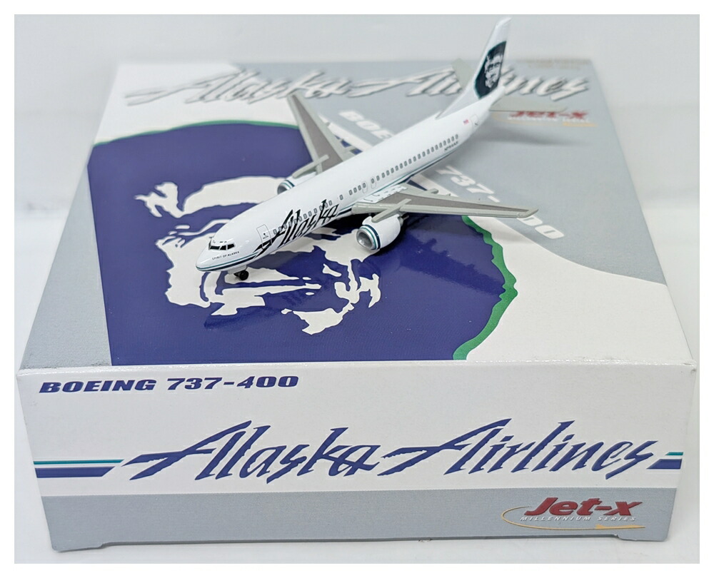【中古】 その他  <br>完成品(航空機) 民間機 <br>Jet-X 1/400 B737-400 Alaska Airlines N754AS JX007 <br>【C】 <br>外箱若干の傷み ※メーカー出荷時からの塗装ムラ等はご容赦下さい。