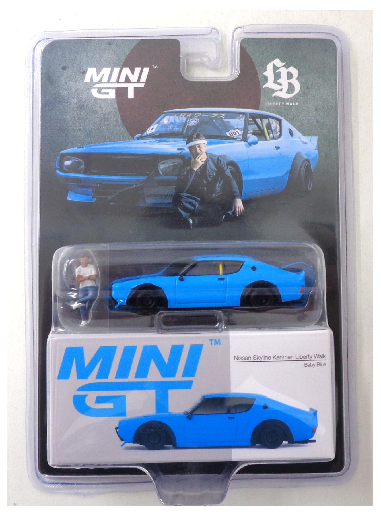 【中古】 その他 スケールミニカー(1/64・その他) MINIGT 1/64 653 日産 スカイライン ケンメリ リバティーウォーク Baby Blue 東京オートサロン2024限定 【A&acute;】 ※未開封・外箱に若干の傷みあり・商品の性質上多少の塗装ムラ等はご容赦ください｜ホビーランドぽち　店