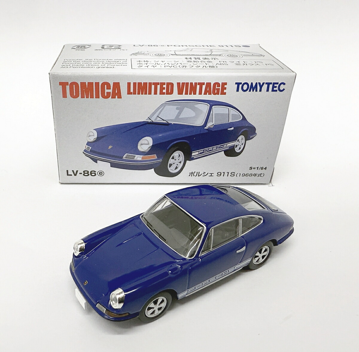 トミカ リミテッド ヴィンテージ LV-86 ポルシェ911S TOMYTEC トミカリミテッドヴィンテージ LV-86a ポルシェ 911S