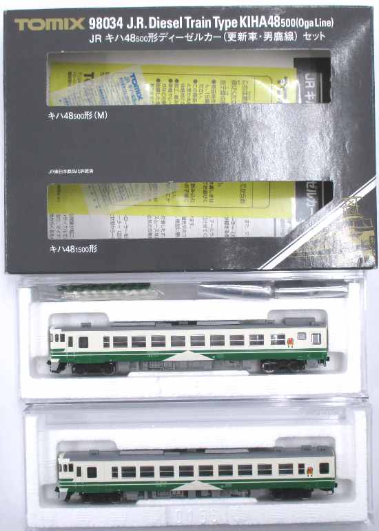 【中古】Nゲージ TOMIX(トミックス) 98034 <br>JR キハ48-500形 ディーゼルカー (更新車・男鹿線)  2両セット <br>【A´】 <br>※外箱若干傷み