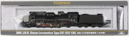 【中古】Nゲージ TOMIX(トミックス) 2003 <br>国鉄 C57形 蒸気機関車 (135号機) <br>2009年2次ロット <br>【A】