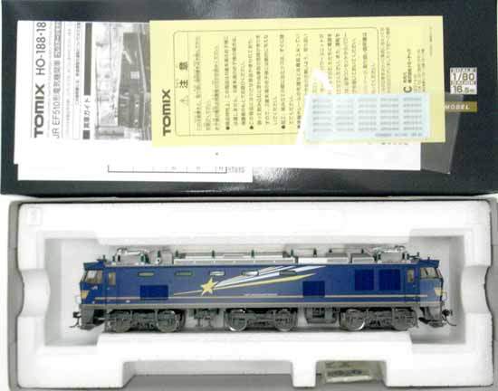 【中古】HOゲージ TOMIX(トミックス) HO-189 <br>JR EF510-500形電気機関車 (北斗星色プレステージモデル) <br>2011年ロット <br>【A】
