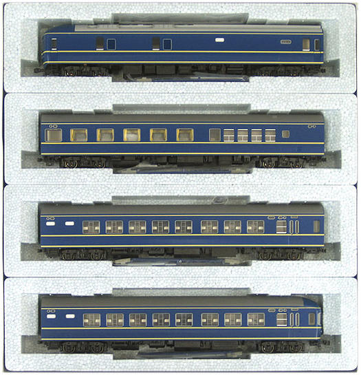 【中古】HOゲージ KATO(カトー) 3-504 <br>20系 特急形寝台客車 4両基本セット <br>2013年ロット <br>【A´】 <br>外箱若干傷み