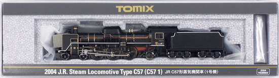Nゲージ TOMIX(トミックス) 2004 JR C57形 蒸気機関車 (1号機) 2011年ロット